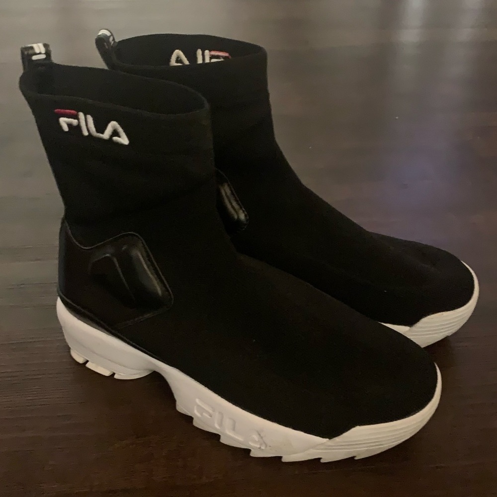 FILA UO Exclusive Disruptor Sock Boot Sneakers